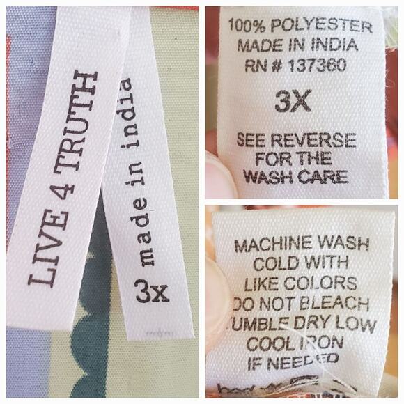 Live 4 Truth Parrot Print Maxi Dress Full Button Front NEW Tropical Vacation‎ - Picture 8 of 9